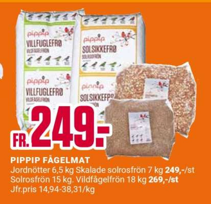 PIPPIP FÅGELMAT