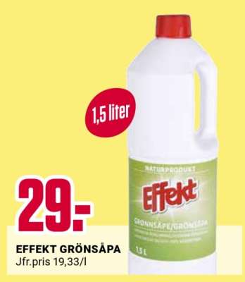 EFFEKT GRÖNSÅPA