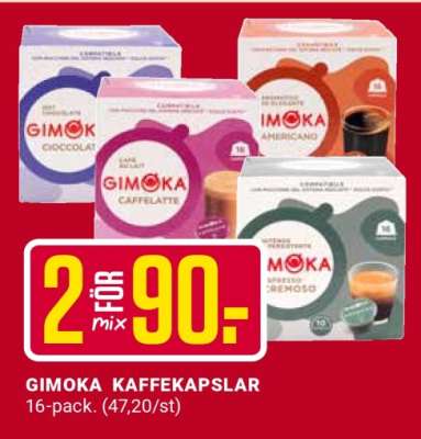 GIMOKA KAFFEKAPSLAR