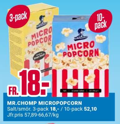 MR.CHOMP MICROPOPCORN