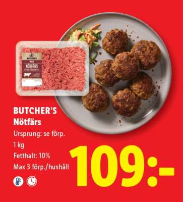 Butcher's Nötfärs