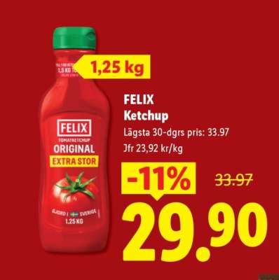Felix ketchup