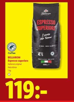 BELLAROM Espresso superiore