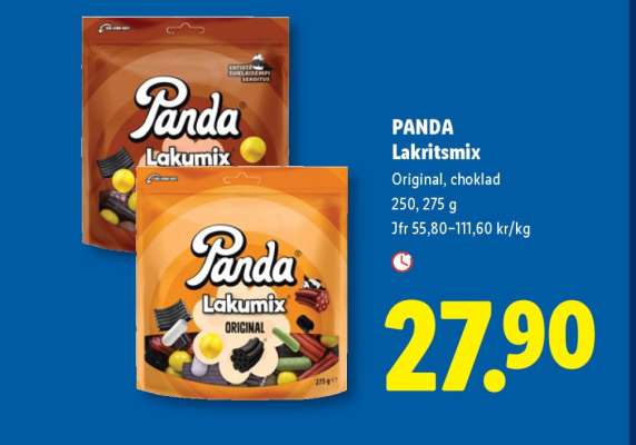 PANDA Lakritsmix