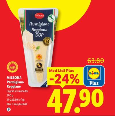 Milbona Parmigiano Reggiano