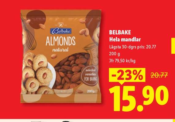 BELBAKE Hela mandlar