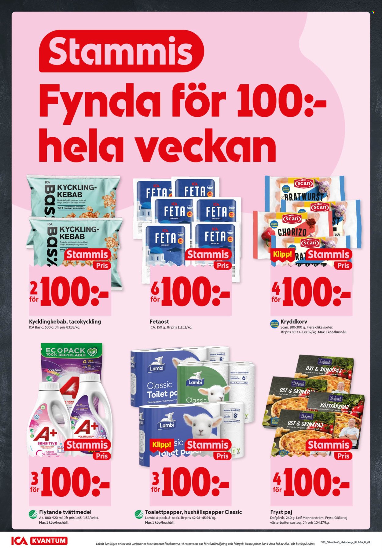 ICA reklamblad - 24/8 2026 - 30/8 2026. Sida 14