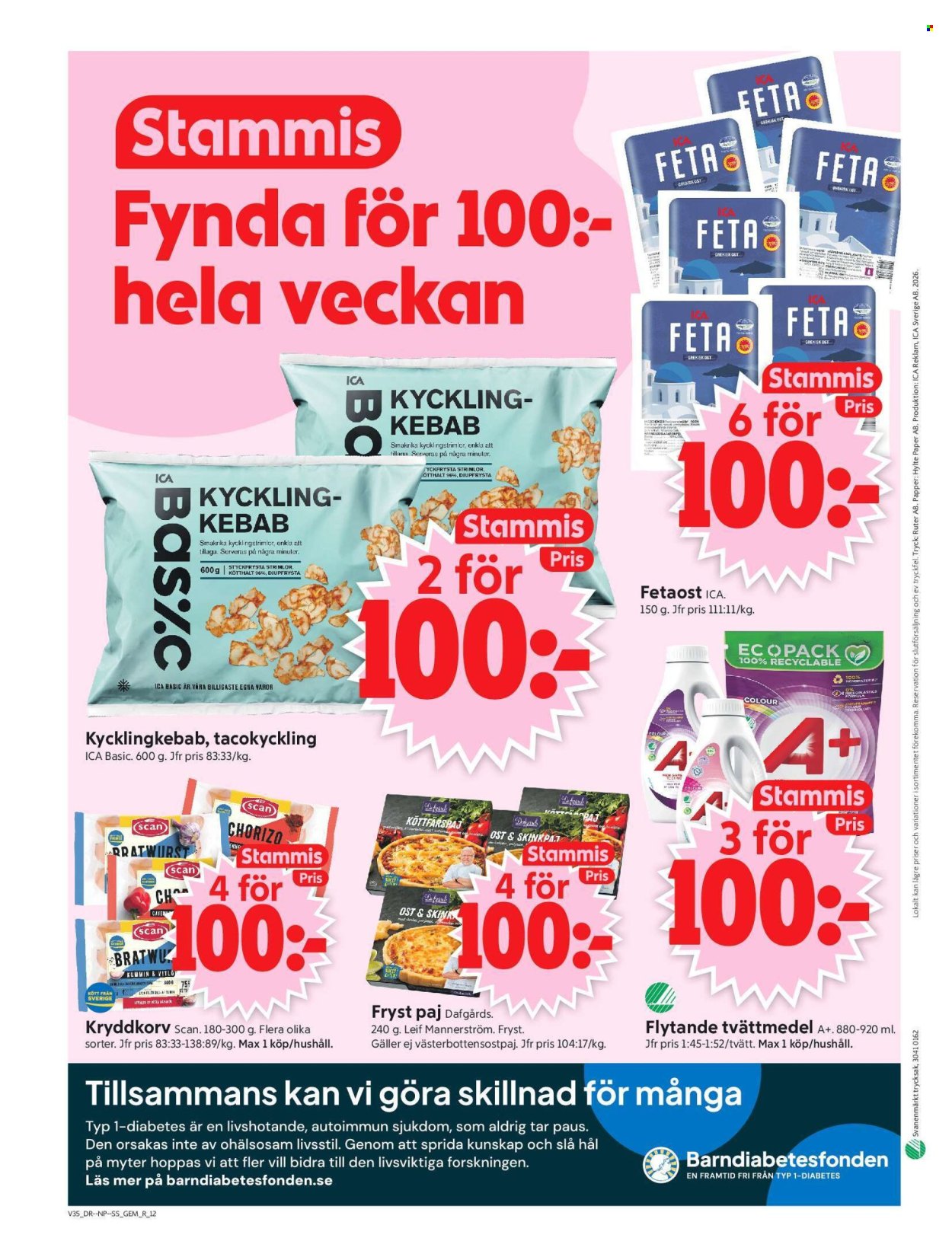 ICA reklamblad - 24/8 2026 - 30/8 2026. Sida 14