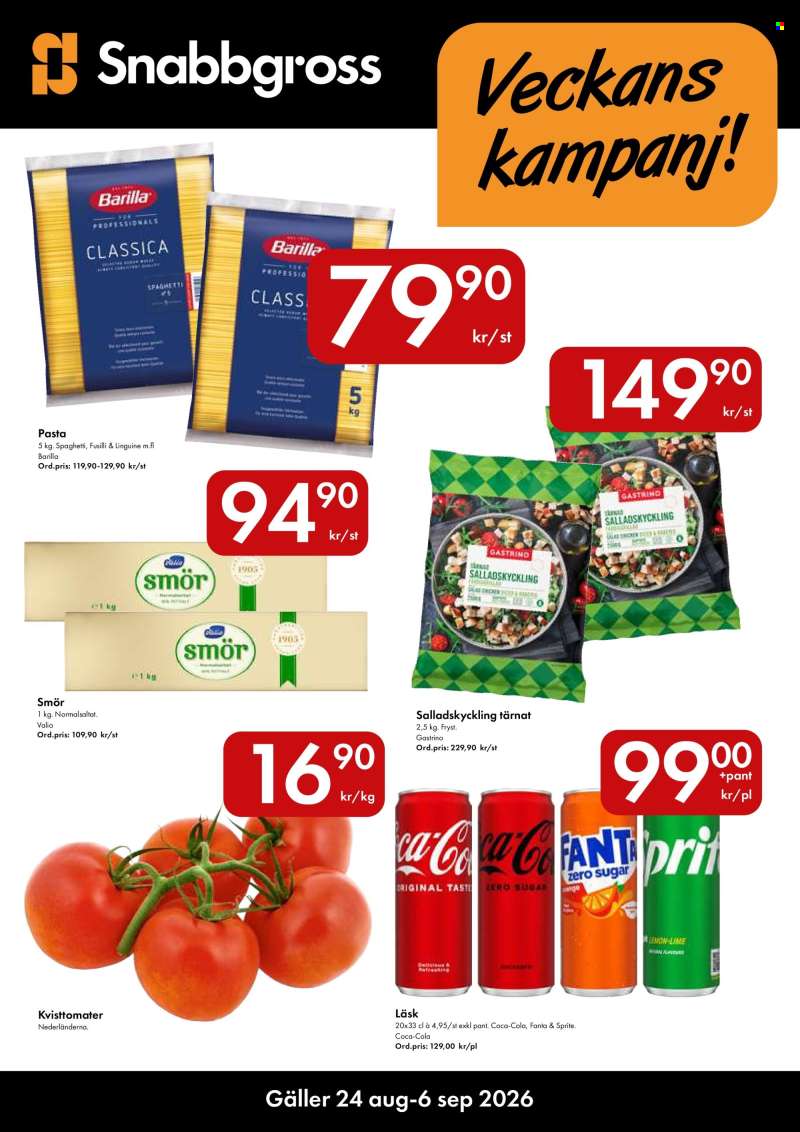 Snabbgross reklamblad - 24/8 2026 - 6/9 2026.