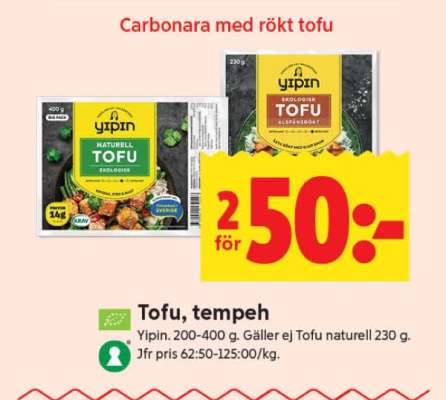 Tofu, Tempeh