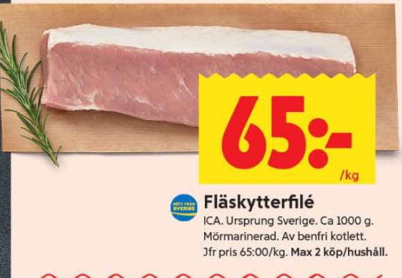 FLÄSKYTTERFILÉ