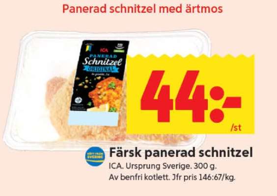 FÄRSK PANERAD SCHNITZEL