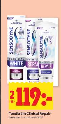 Tandkräm Clinical Repair