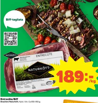 Entrecôte/biff