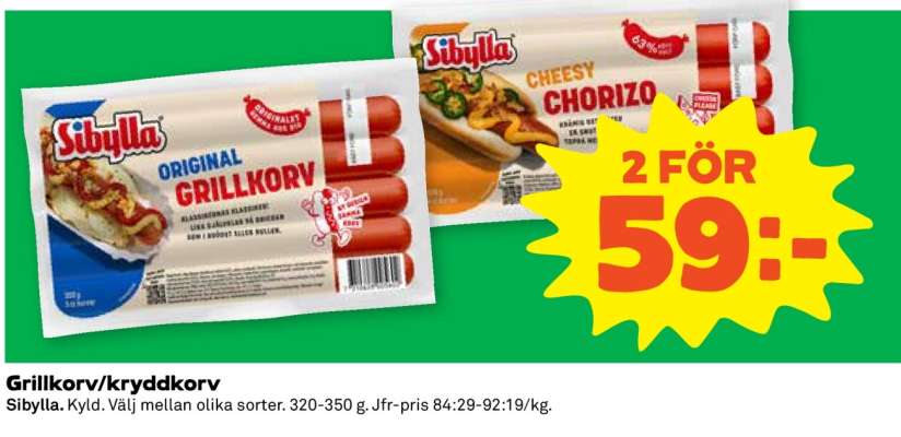 Grillkorv, Kryddkorv