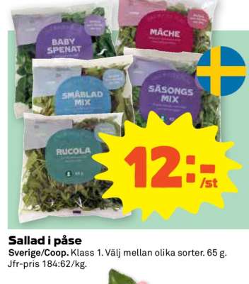 Sallad i påse