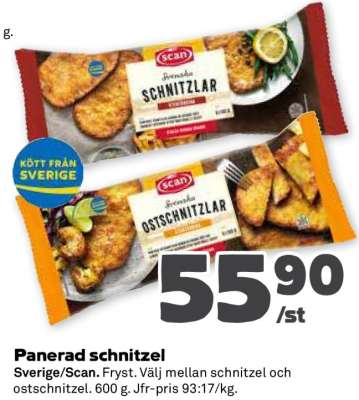 PANERAD SCHNITZEL