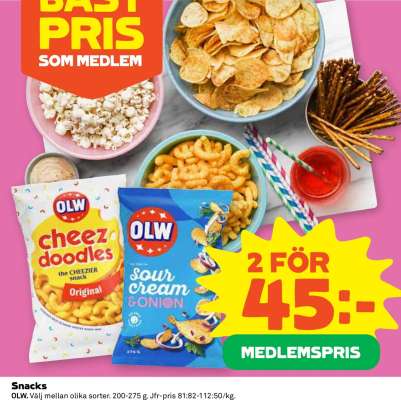 OLW snacks