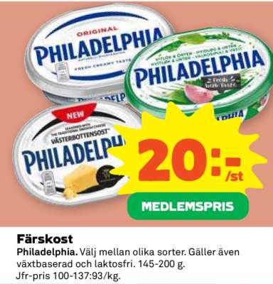 Philadelphia färskost
