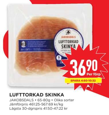 LUFTTORKAD SKINKA