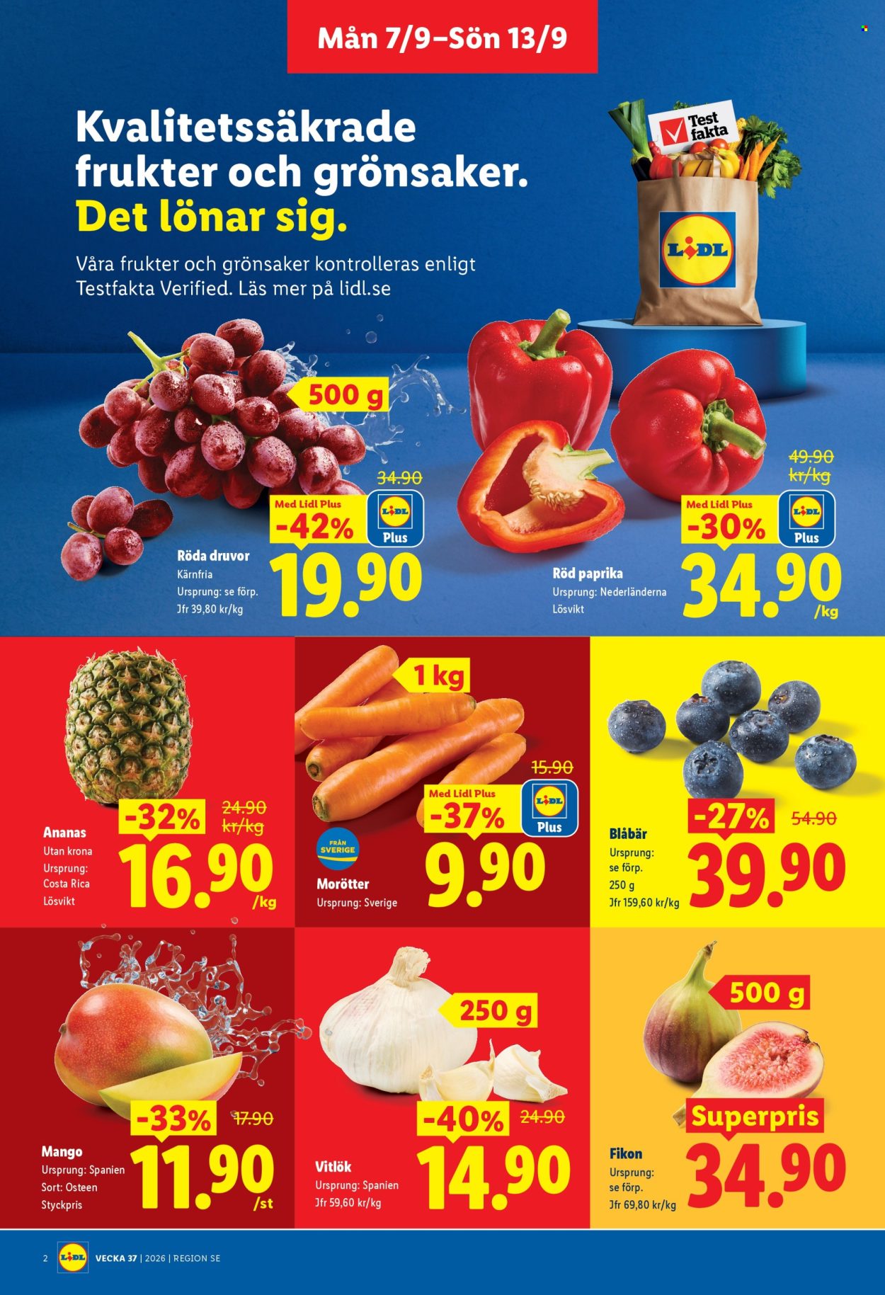 Lidl reklamblad - 7/9 2026 - 13/9 2026. Sida 2
