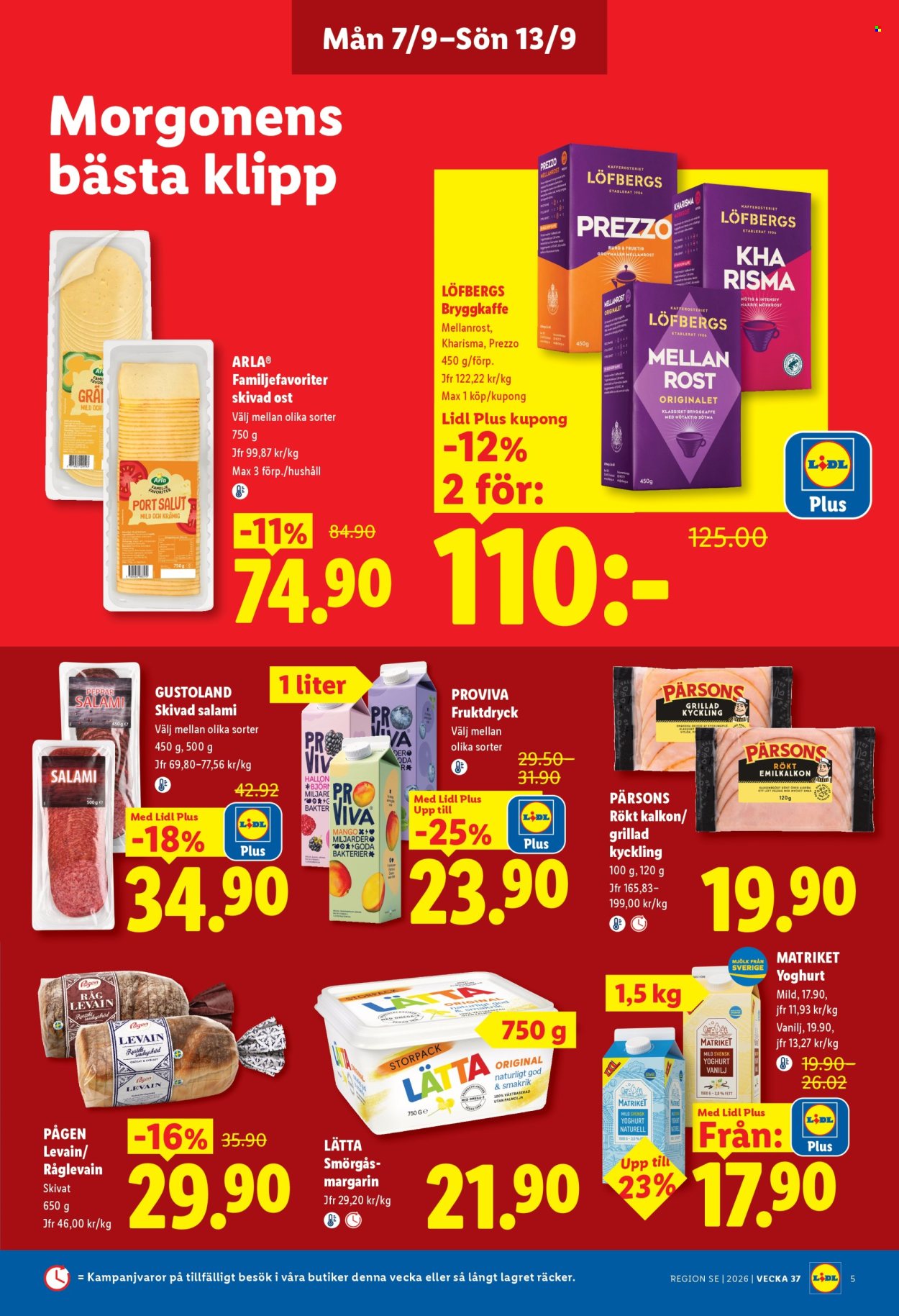 Lidl reklamblad - 7/9 2026 - 13/9 2026. Sida 5