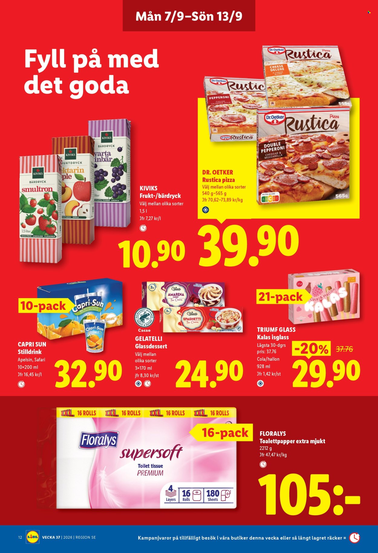 Lidl reklamblad - 7/9 2026 - 13/9 2026. Sida 15