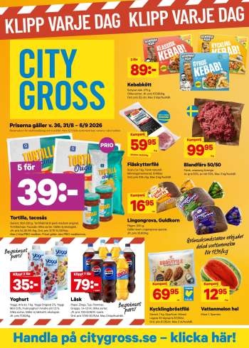 thumbnail - City Gross reklamblad