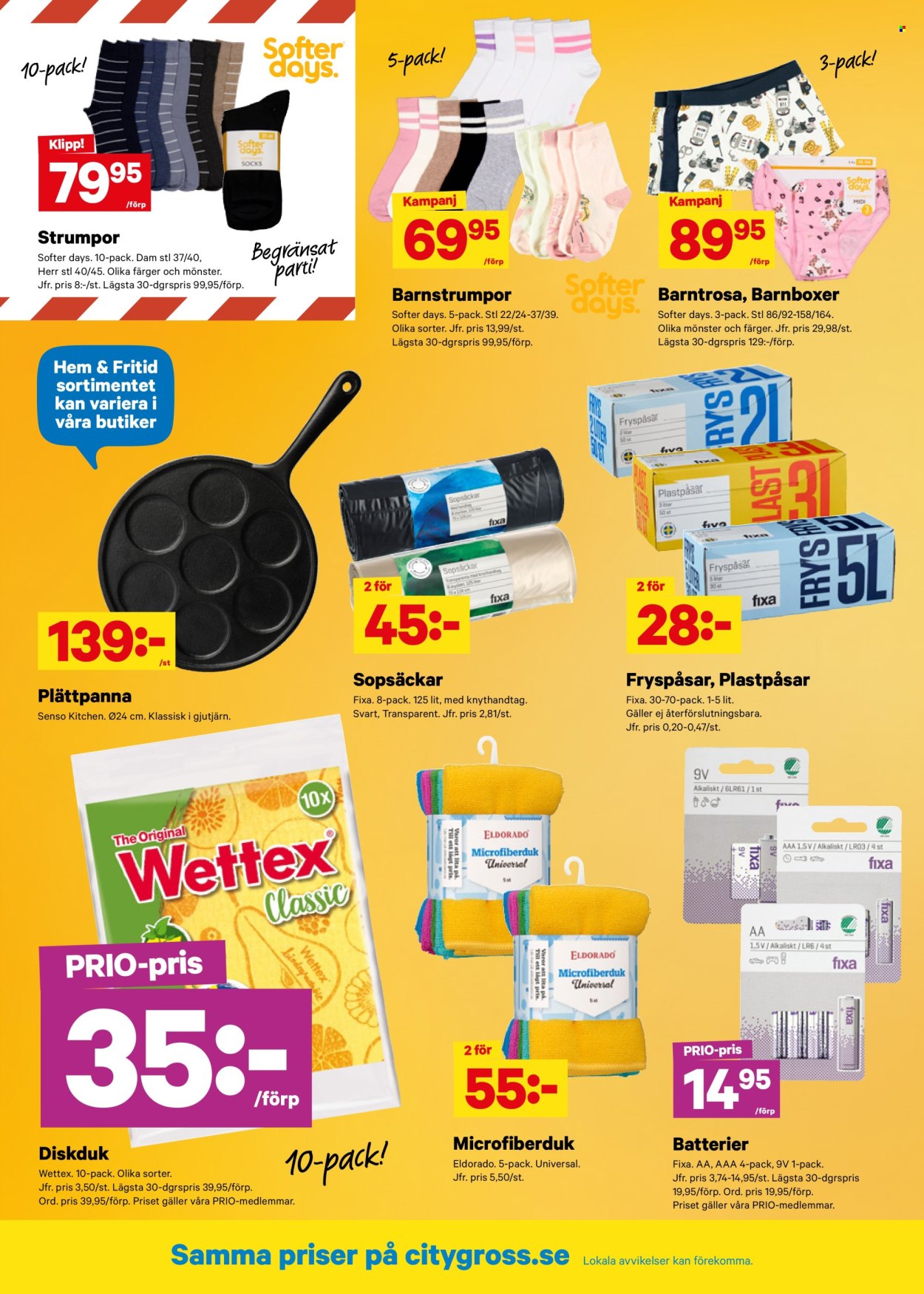 City Gross reklamblad - 31/8 2026 - 6/9 2026. Sida 13