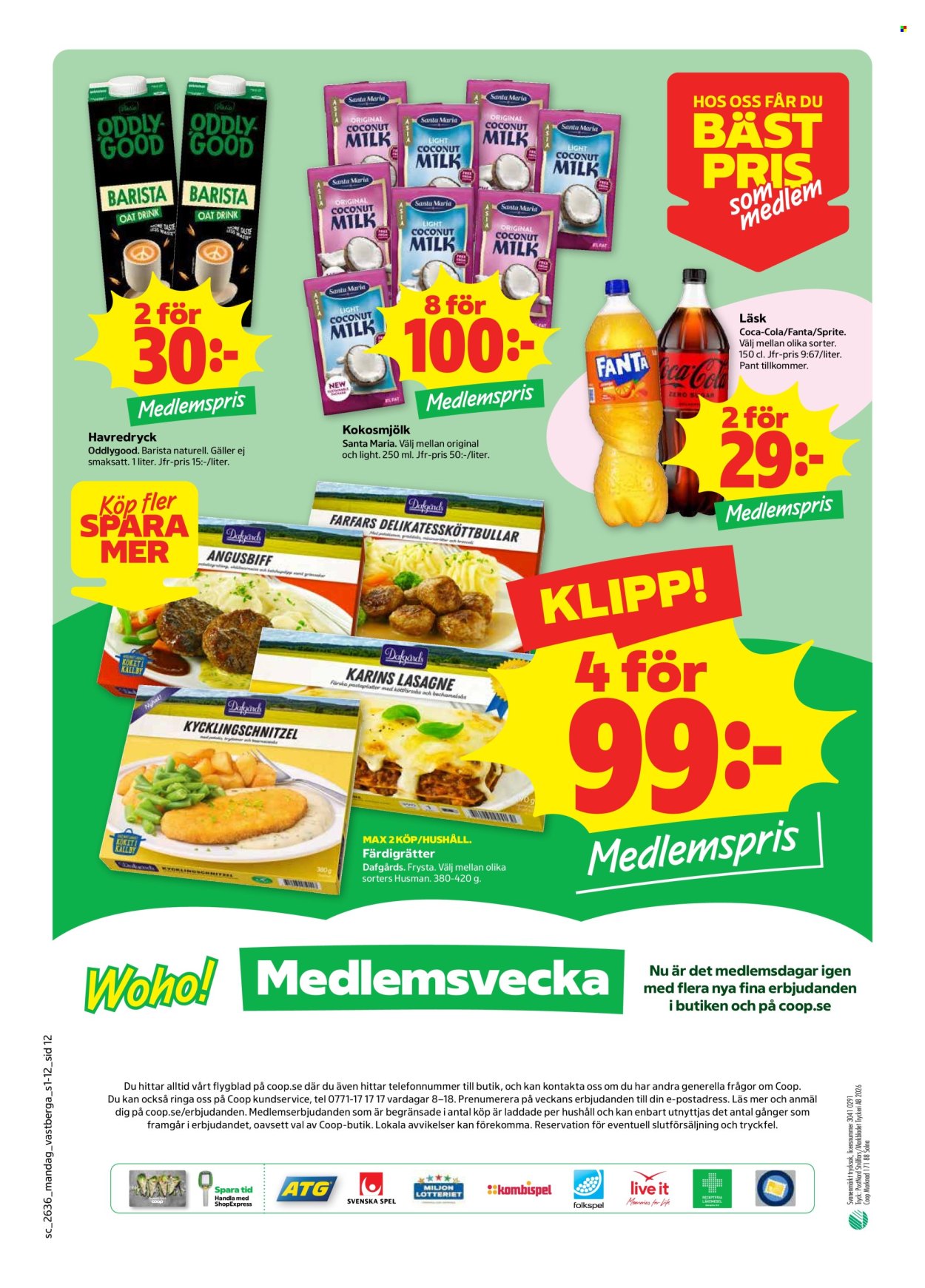 Stora Coop reklamblad - 31/8 2026 - 6/9 2026. Sida 12