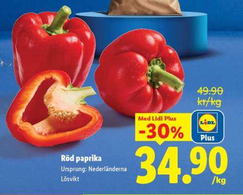 Röd paprika