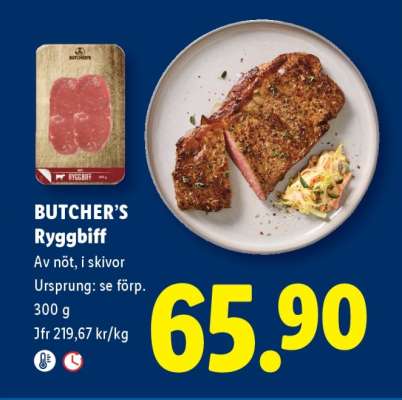 Butcher's Ryggbiff