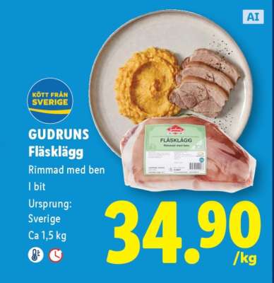 Gudruns fläsklägg