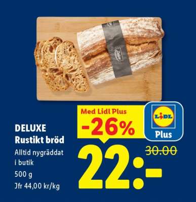 DELUXE Rustikt bröd