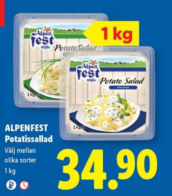 ALPENFEST Potatissallad