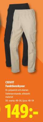 CRIVIT Funktionsbyxor