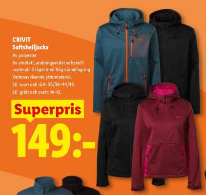 CRIVIT Softshelljacka