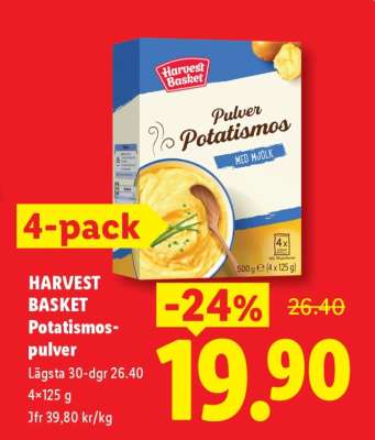 Harvest Basket Potatismos-pulver
