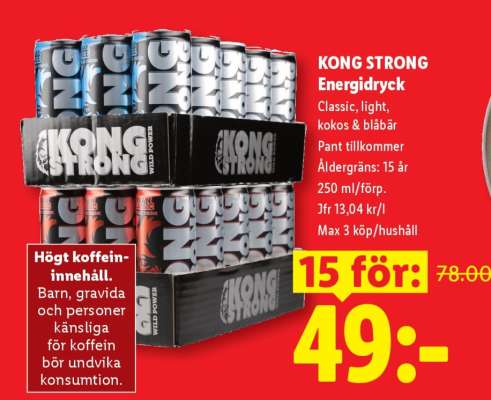 Kong Strong Energidryck