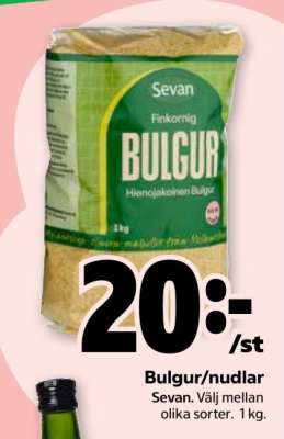 Bulgur/nudlar