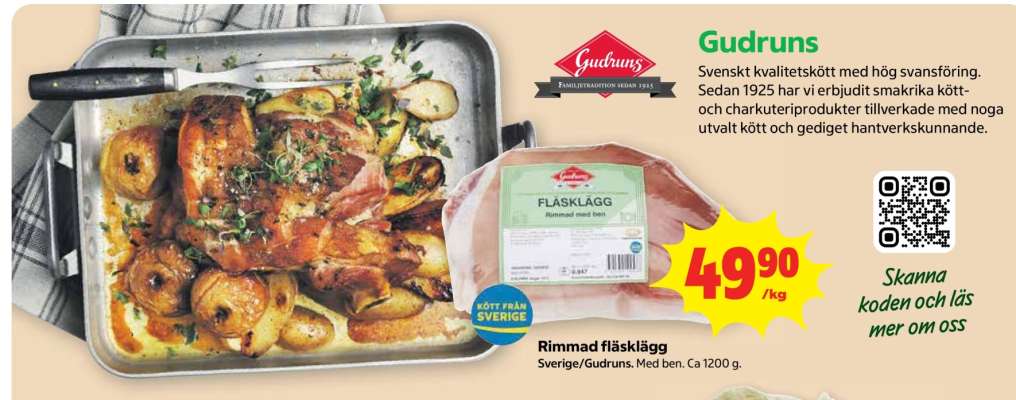Rimmad fläsklägg