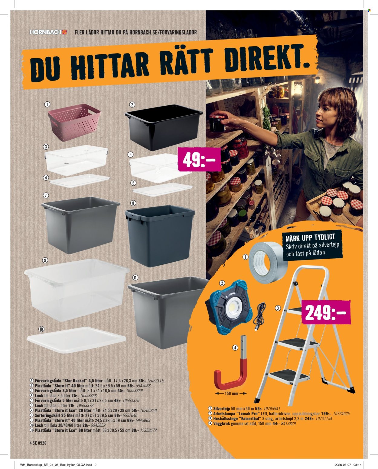 Hornbach reklamblad - 1/9 2026 - 30/9 2026. Sida 4