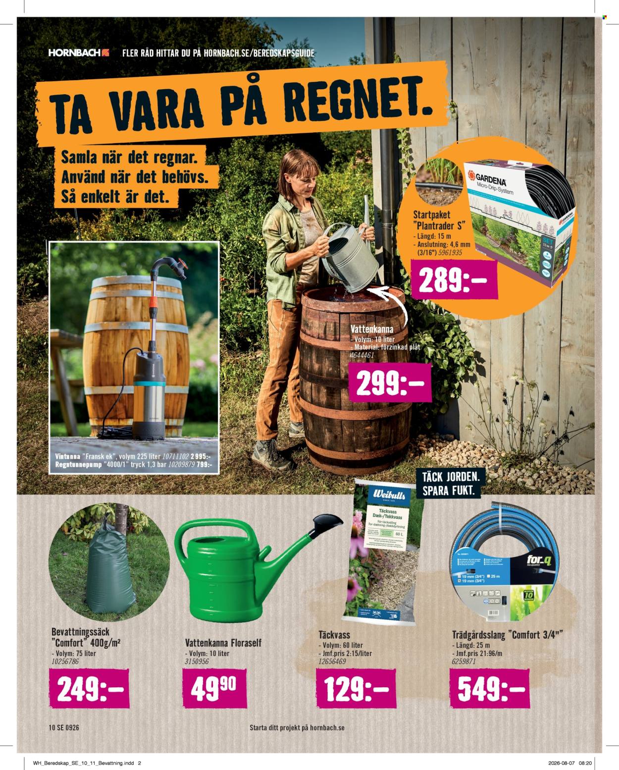 Hornbach reklamblad - 1/9 2026 - 30/9 2026. Sida 10