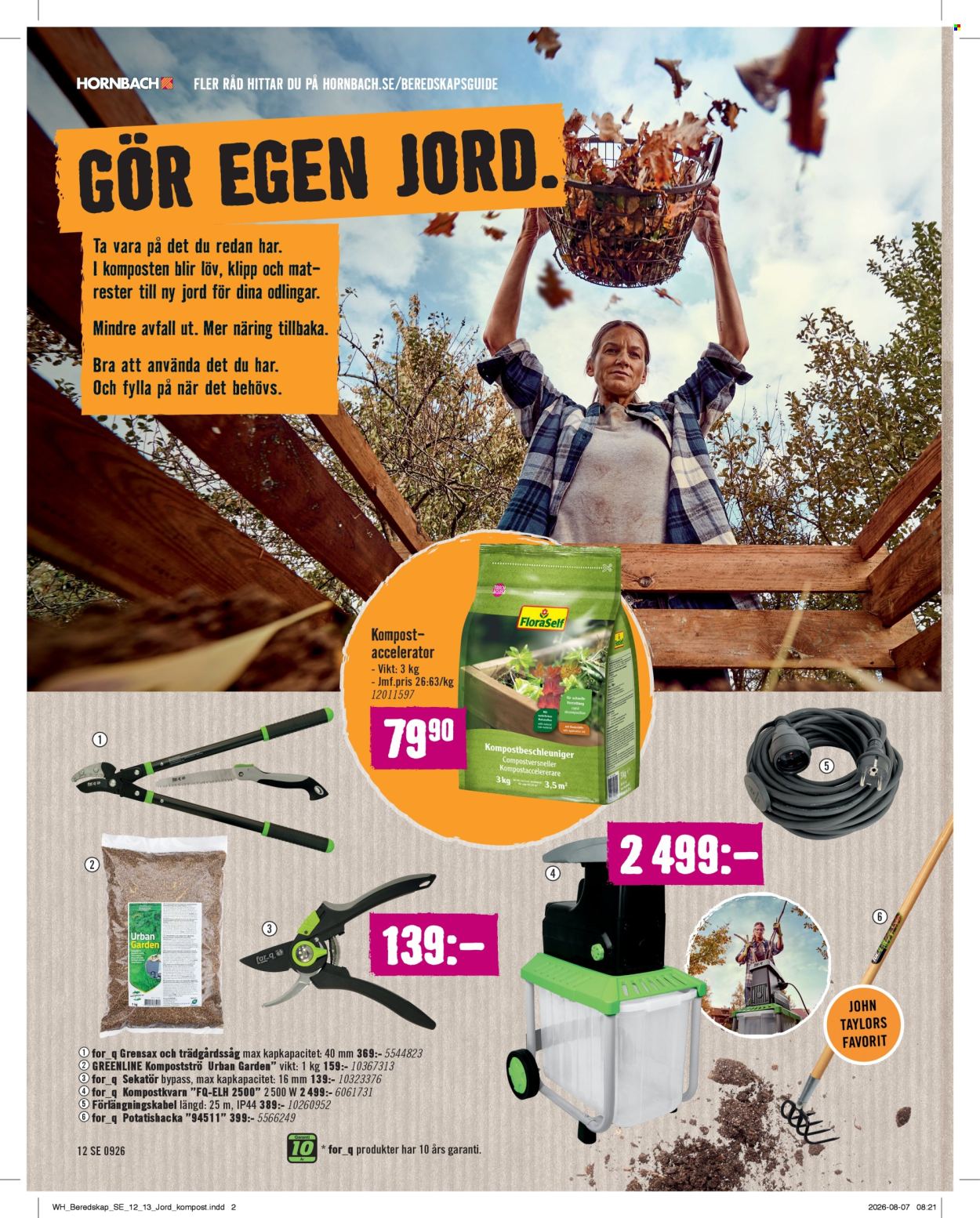 Hornbach reklamblad - 1/9 2026 - 30/9 2026. Sida 12