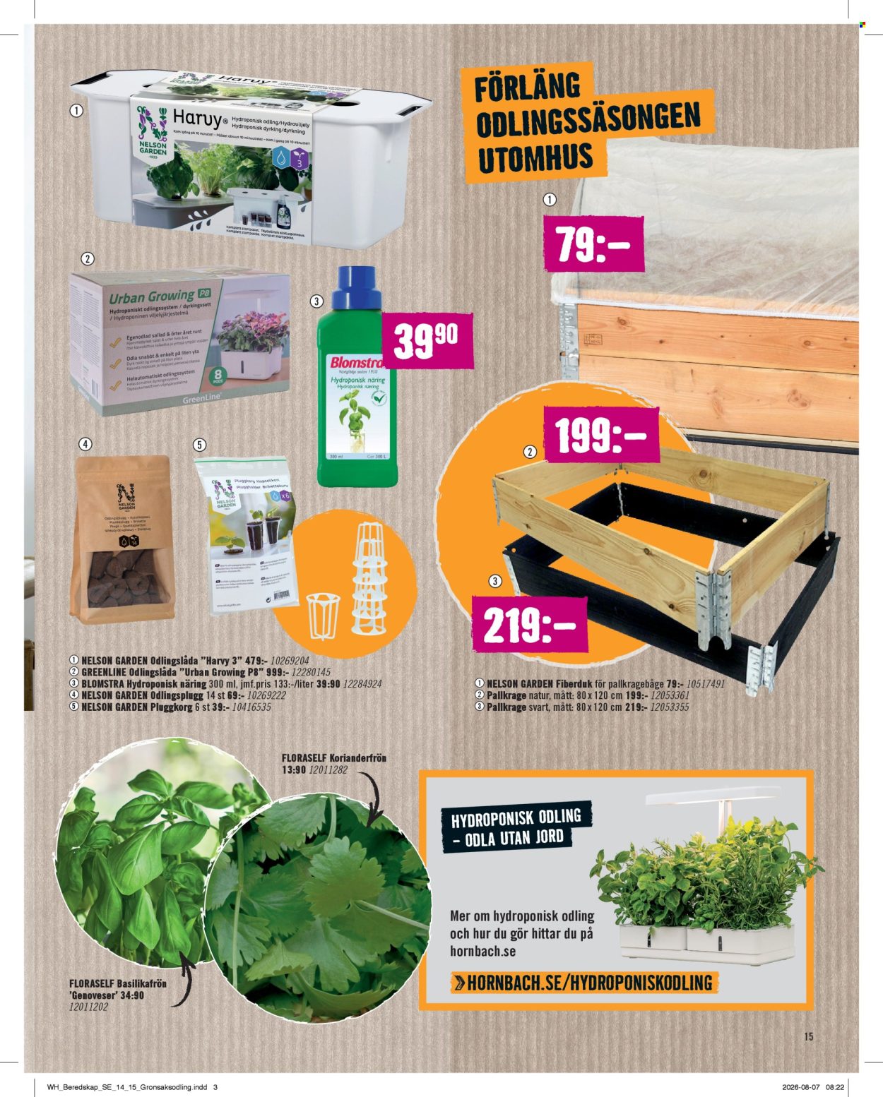 Hornbach reklamblad - 1/9 2026 - 30/9 2026. Sida 15