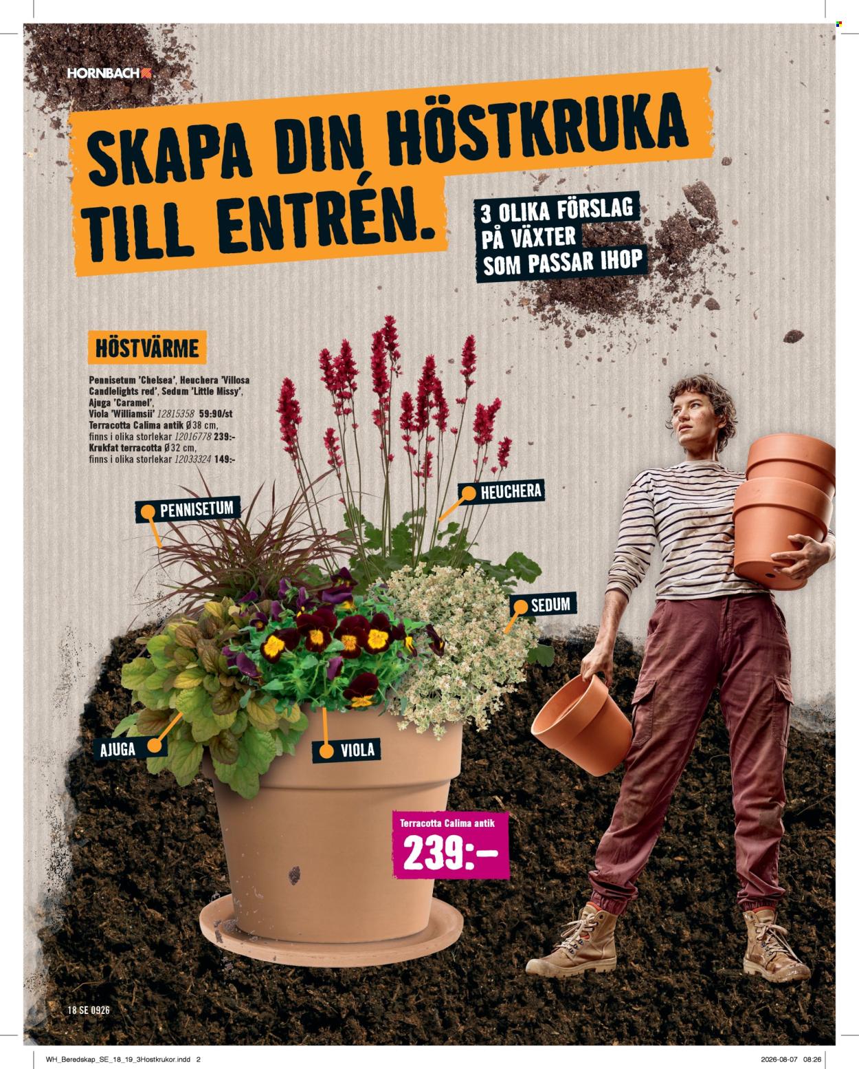 Hornbach reklamblad - 1/9 2026 - 30/9 2026. Sida 18