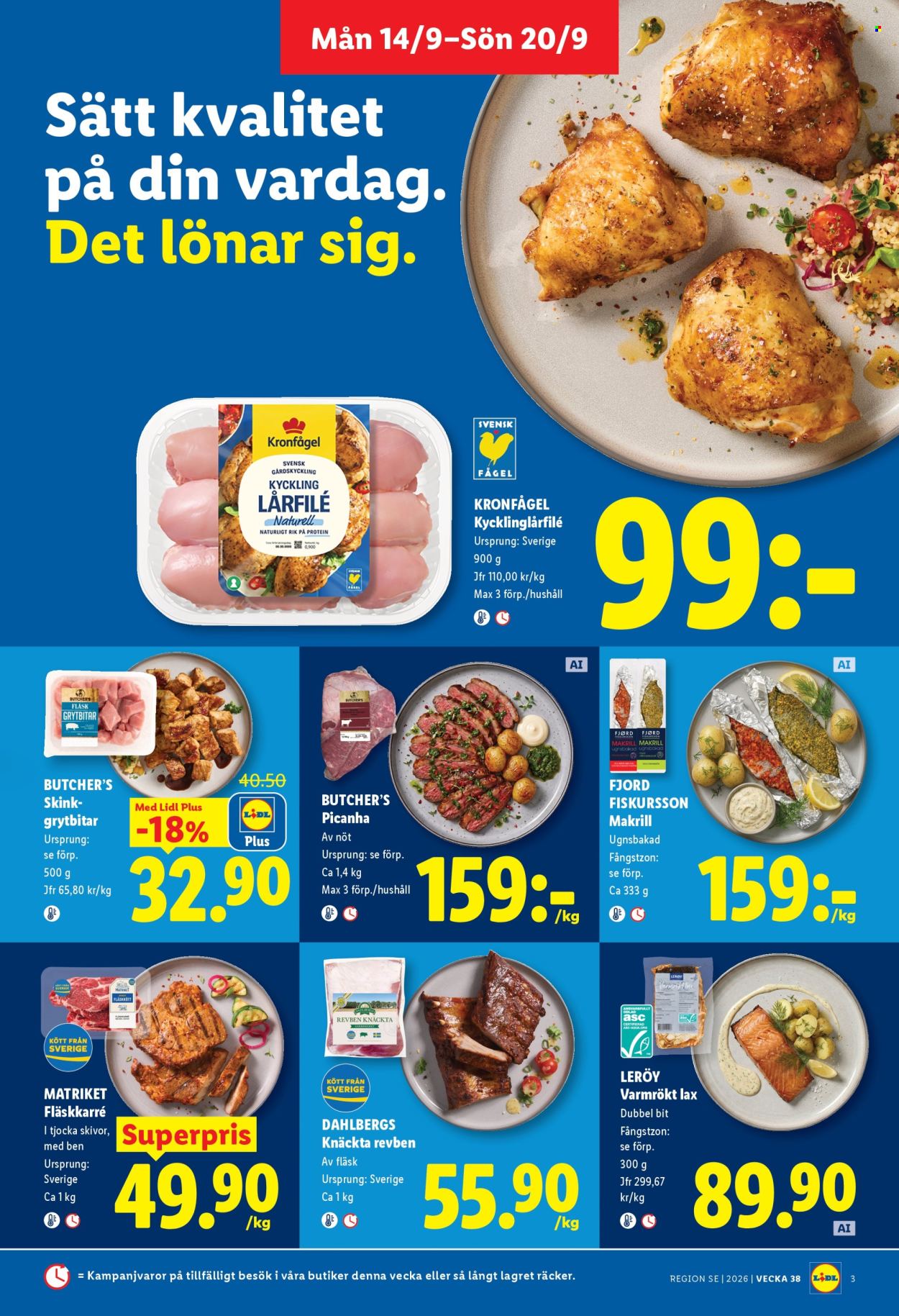 Lidl reklamblad - 14/9 2026 - 20/9 2026. Sida 3