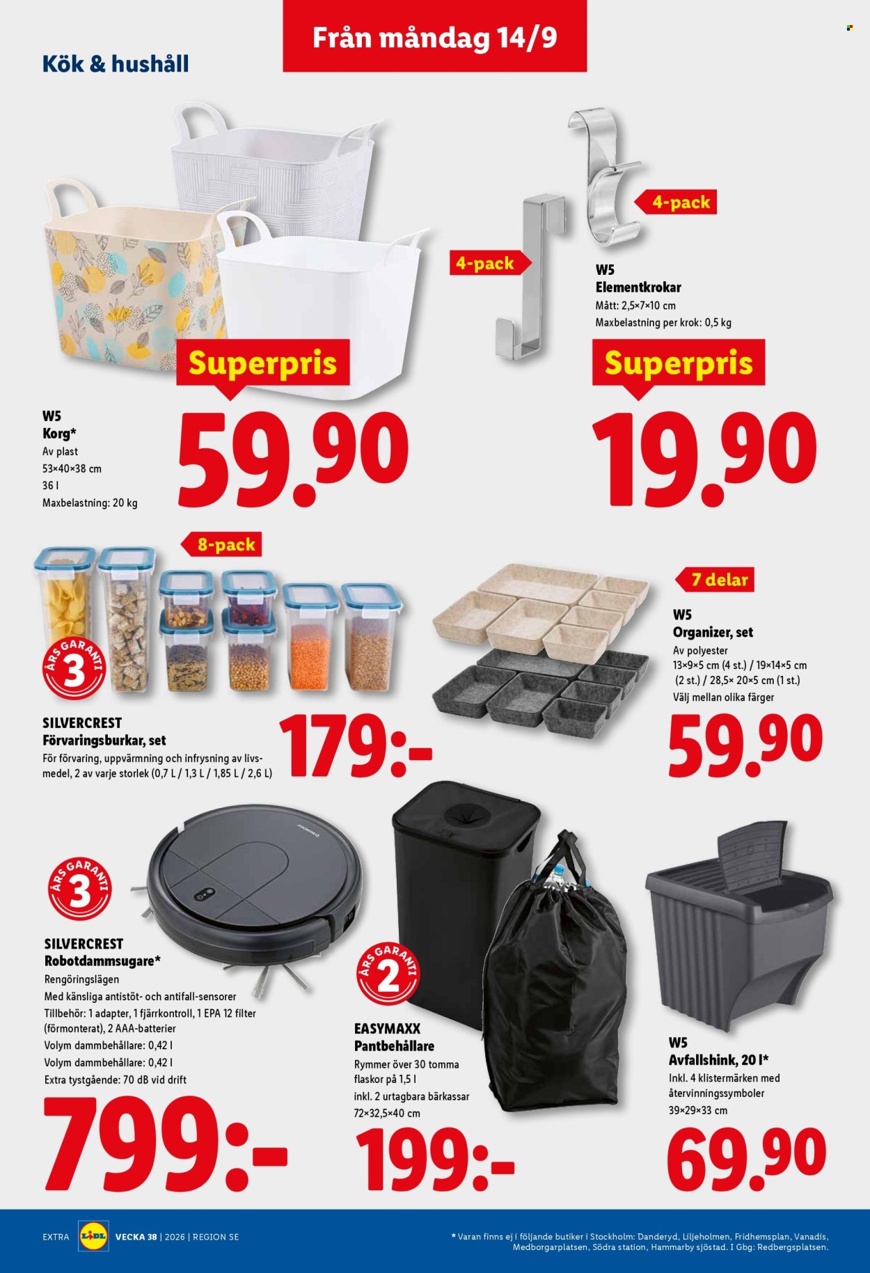 Lidl reklamblad - 14/9 2026 - 20/9 2026. Sida 19