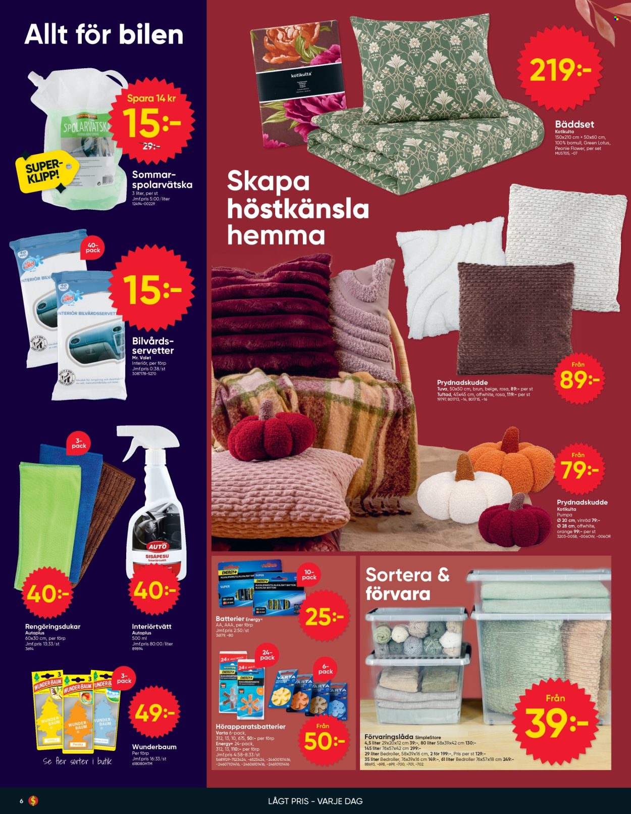 DollarStore reklamblad - 7/9 2026 - 20/9 2026. Sida 6