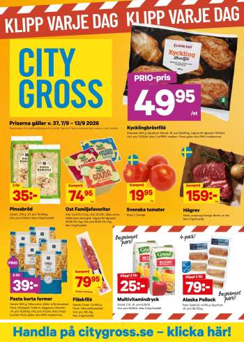 thumbnail - City Gross reklamblad